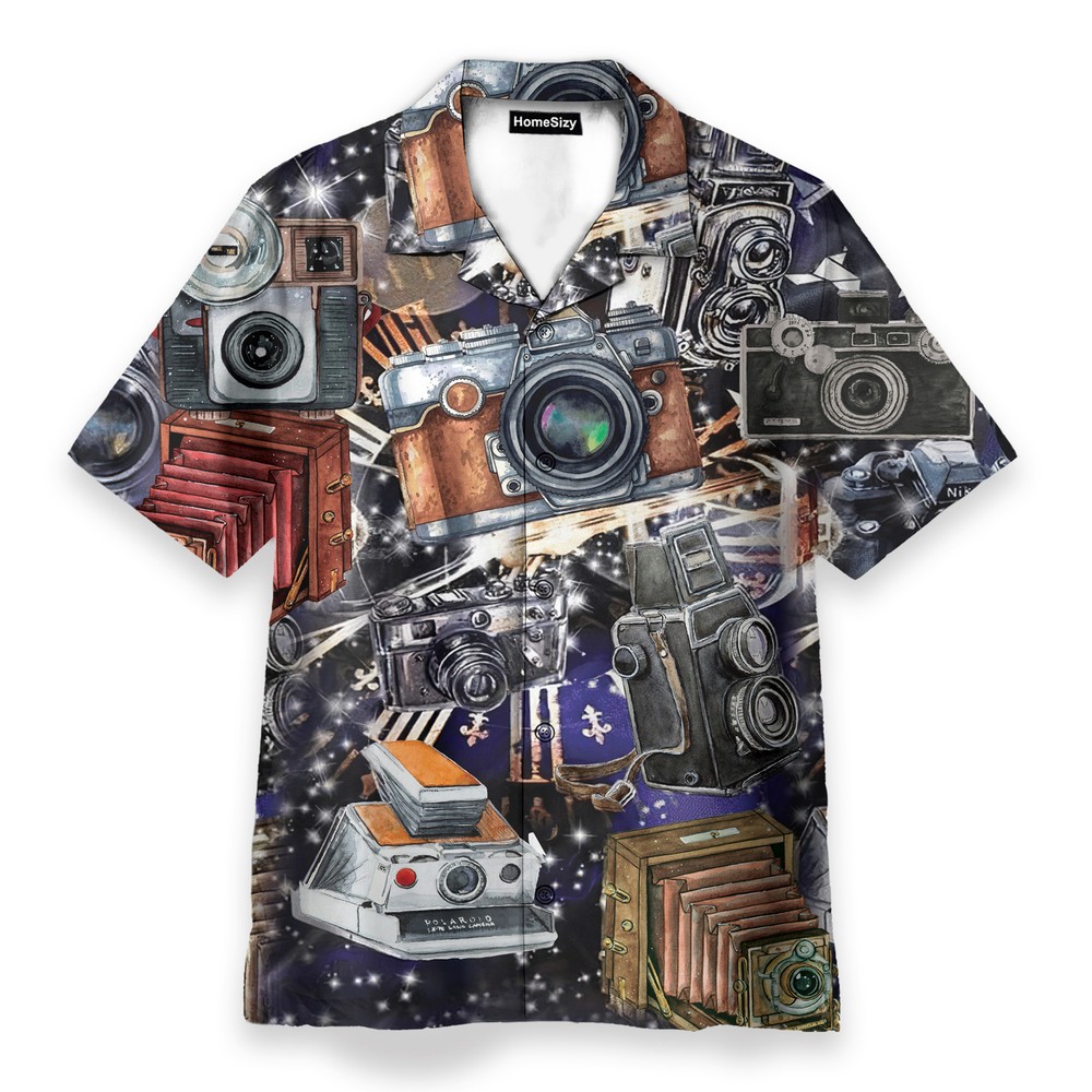 Good Cameras Keep Great Memories   Hawaiian Shirt