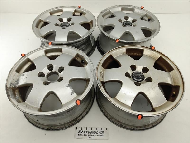 VOLVO XC70 V70 Set Of Four Alloy Wheels 16x7 6 Spoke Tellus Fits 01 02 03 04
