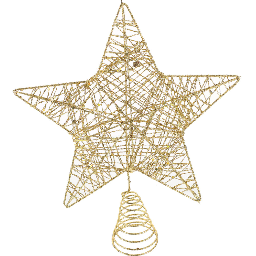 Colorful Christmas Tree Topper Star Themed Party Decoration for Shopping Mall