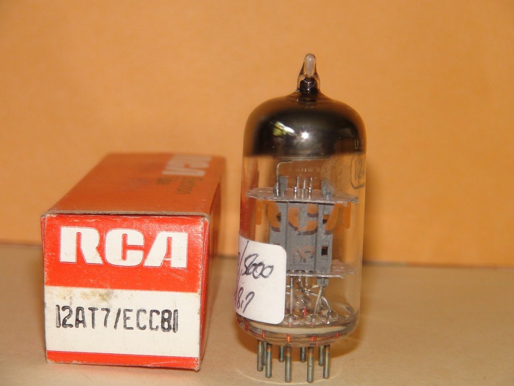 RCA 12AT7 ECC81 Vacuum Tube Very Strong Balanced 5250|5600