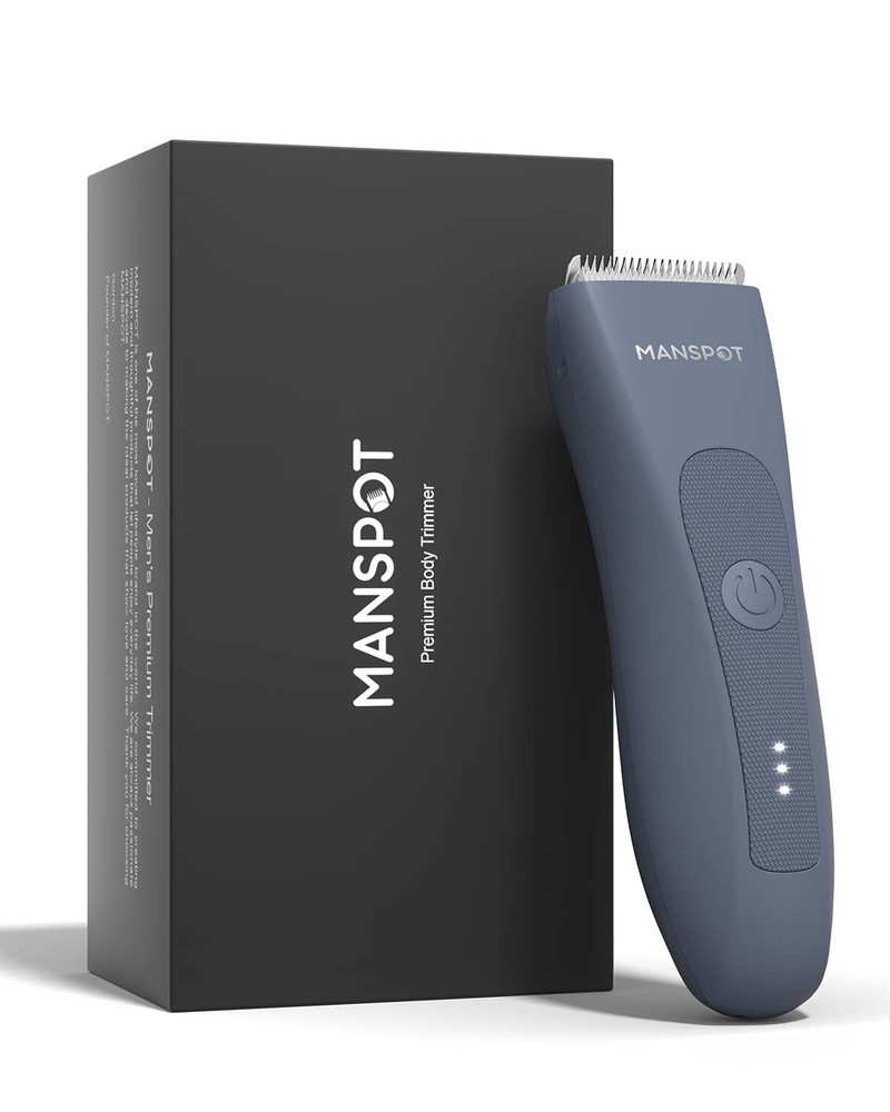 Electric Groin Hair Trimmer Men's Shaving & Grooming Sets Kit with 4 Guards a...