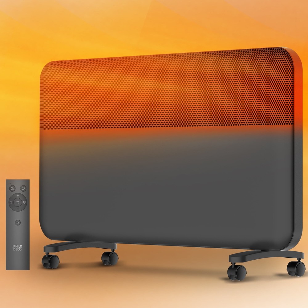 Convection Panel Heater 1500W Portable and Wall Mounted Intelligent Thermostat