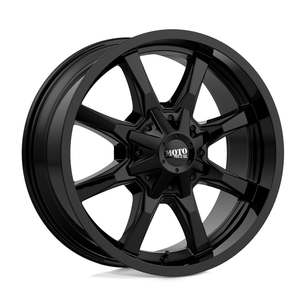 Moto Metal MO970 17X8 8X165.1 0mm Full Gloss Black