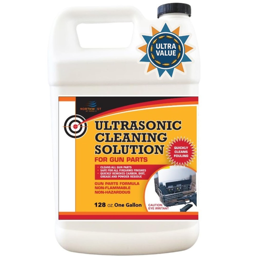 Ultrasonic Gun Cleaner Concentrate Solution for Gun Parts 1 Gallon