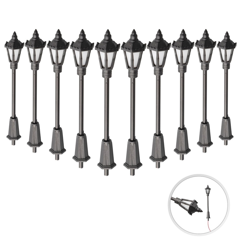 3V Model Street Lamp for Train, Railway, and Garden Decoration