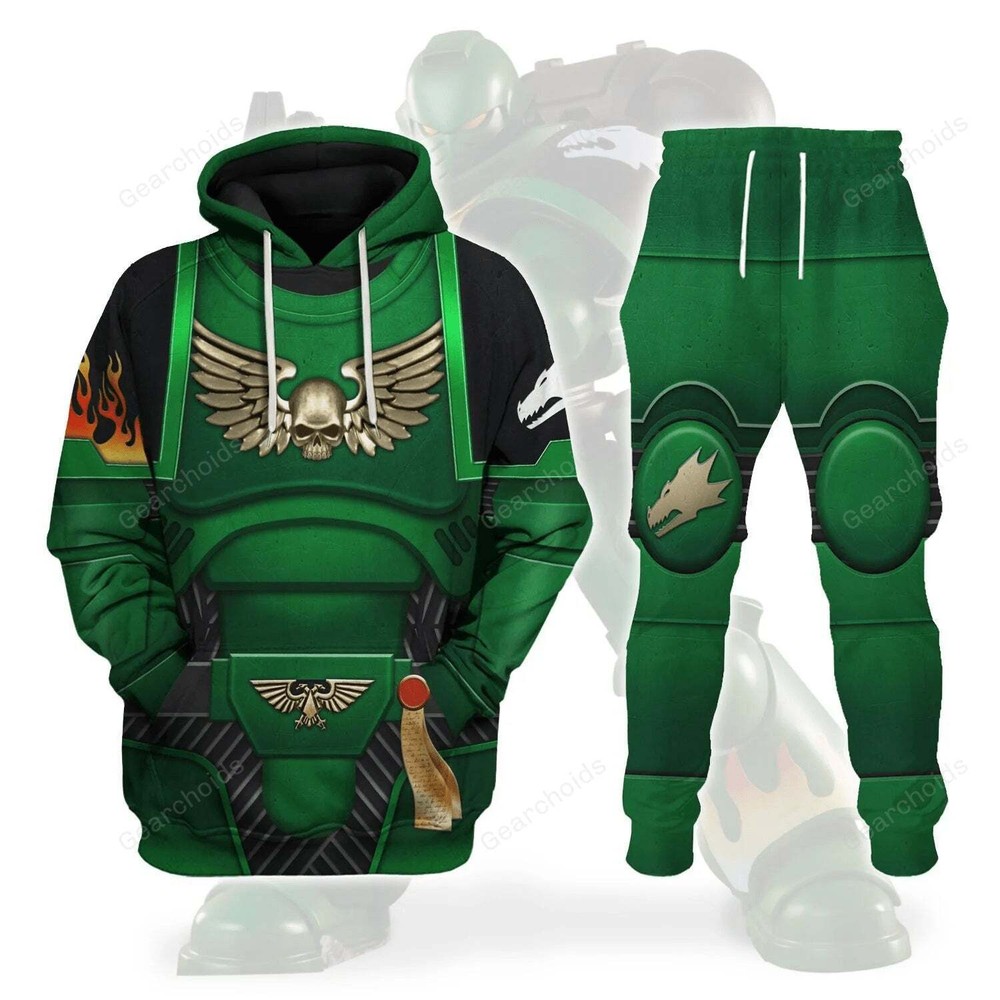 Custom Salamanders Space Marines Cosplay Hoodie for Personalized Costume-image