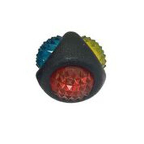 Multipet Ruff Enuff TPR Dental Diamond Ball w/LED Light