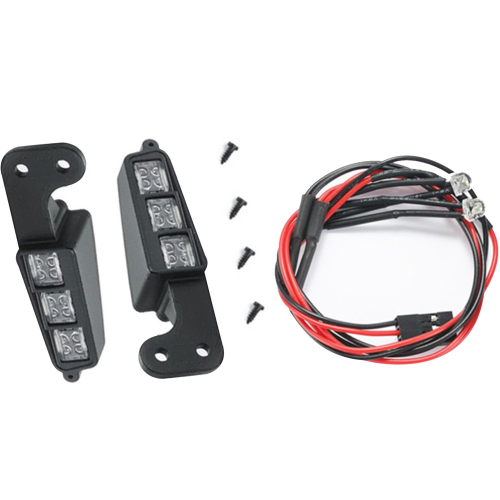 Upgrade Front Bumper Spotlight LED Light for Traxxas TRX4 Bronco 1/10 RC Car