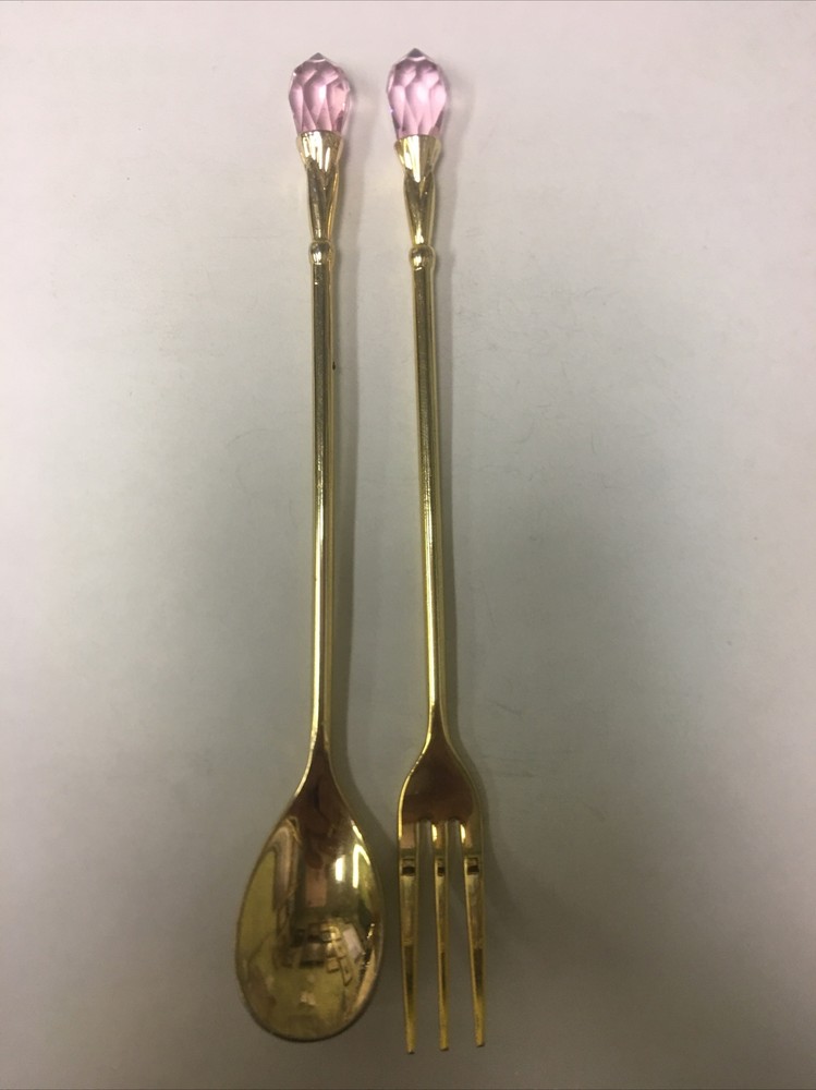 Vintage Souvenir Spoon US Collectible Spoon Fork Set 6”