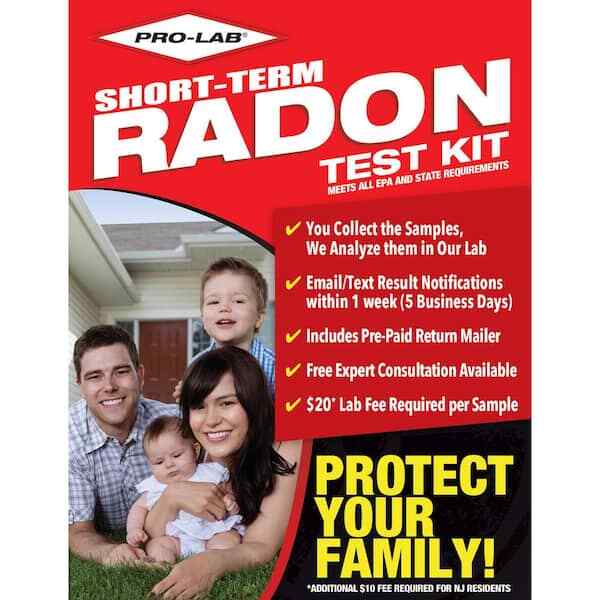 Pro-lab Radon Gas Test Kit Home Office School Detector Monitoring Testing