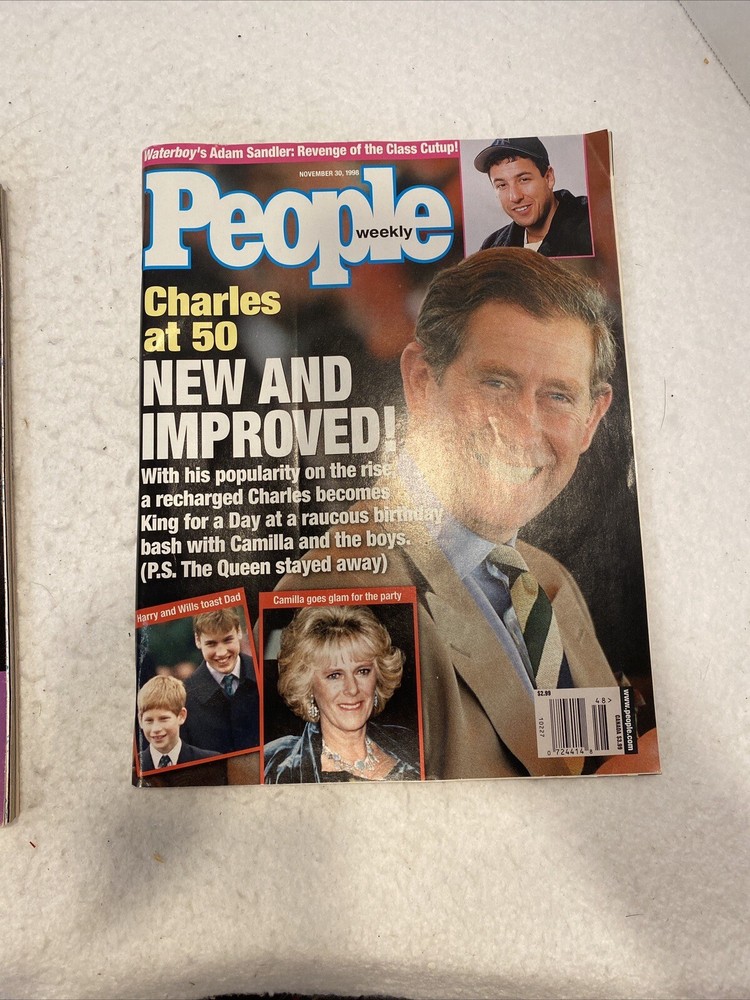 People Magazine November 30, 1998; Prince Charles at 50: New & Improved. Sandler