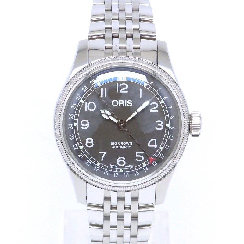 Oris Big Crown Pointer Date Automatic Gray Dial Men's Watch 01 754 7741 4061 Pre-Owned