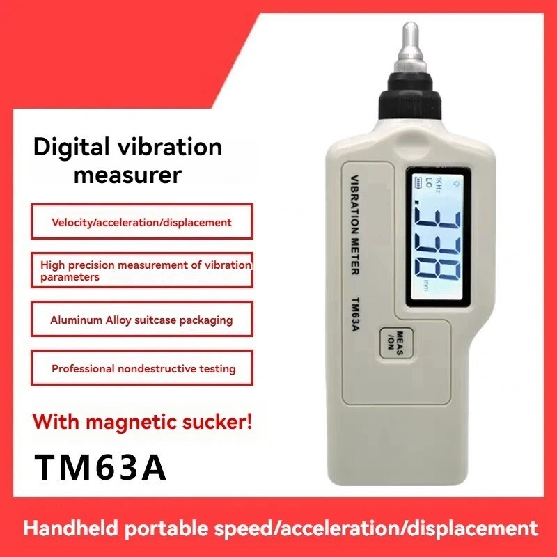 High-Precision TM63A TD63A Vibration Meter Detector for Accurate Measurements