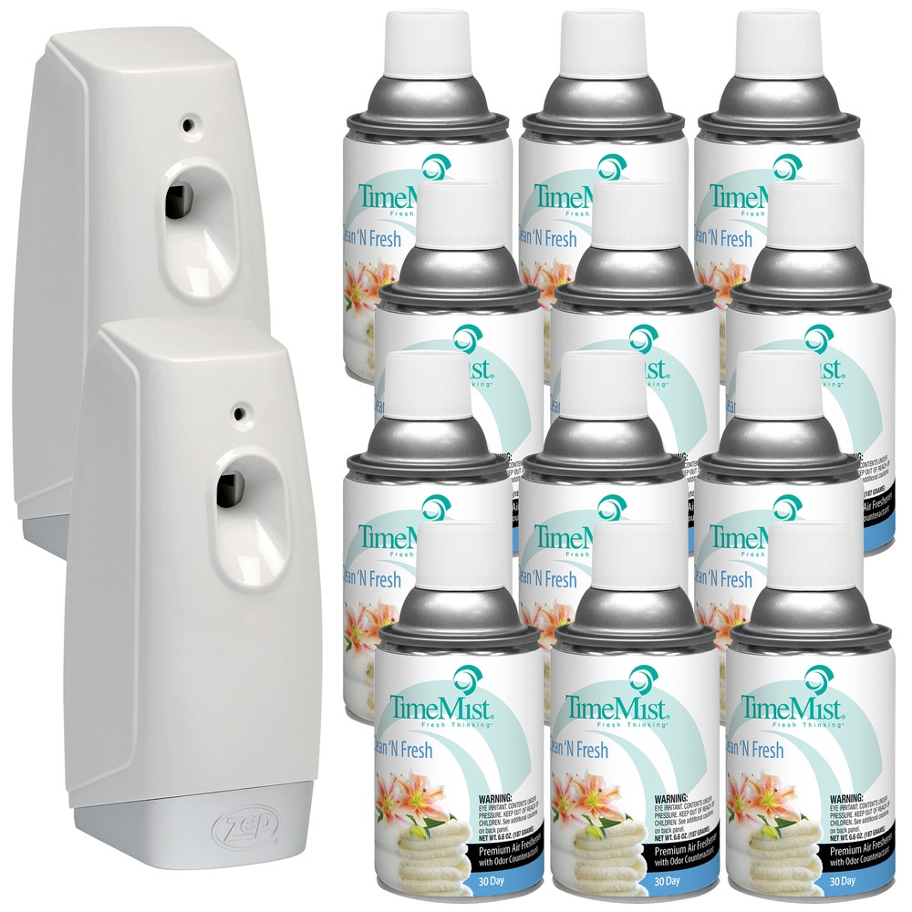 TimeMist Premium Metered Air Freshener Refills, Clean & Fresh