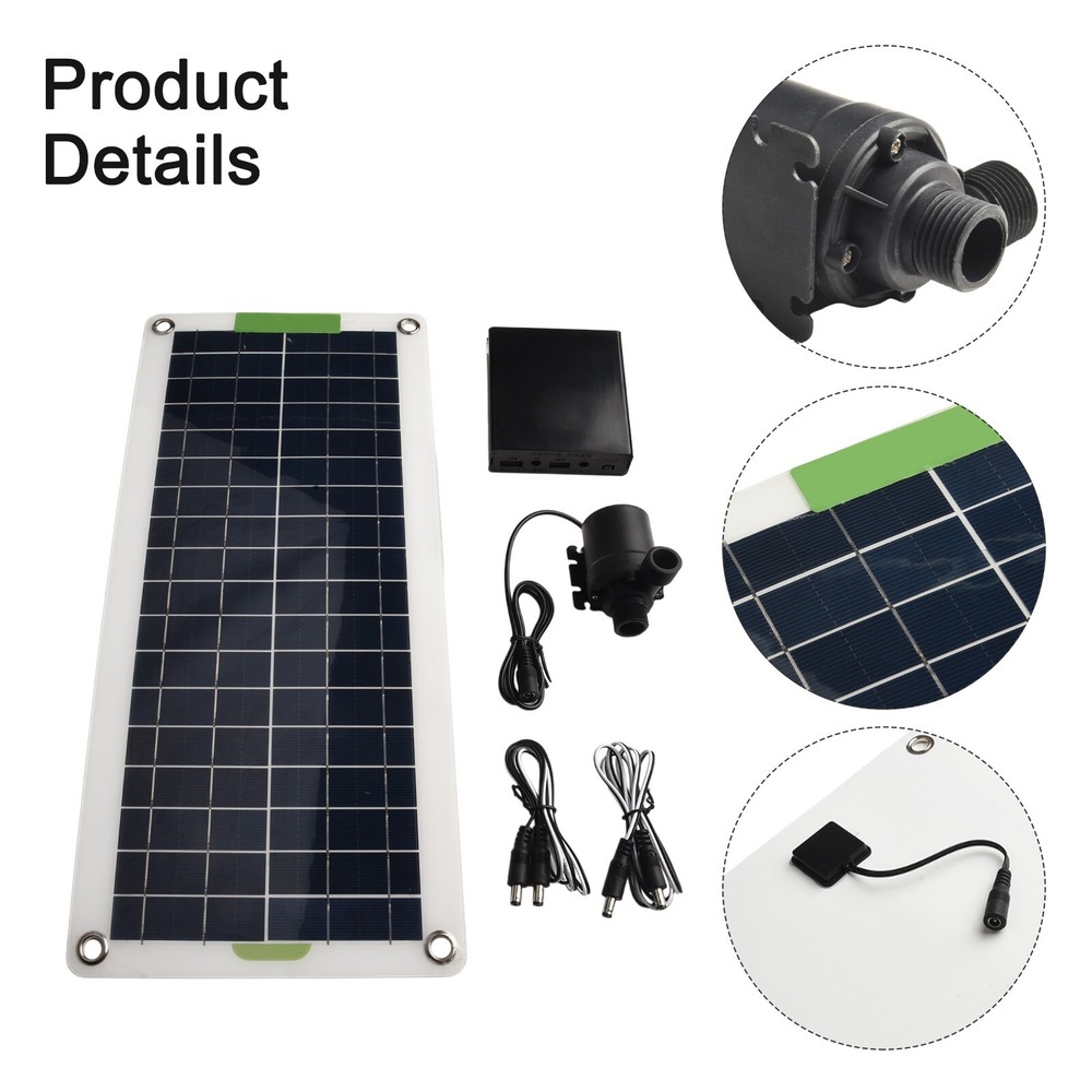 Outdoor Water Features 50W Solar Panel Pump DC12V Water Pump Cost-effective