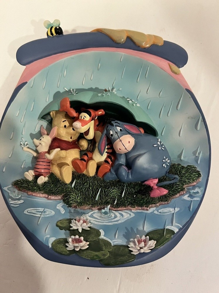 3D Winnie The Pooh Weather Themed Plate by Bradford Exchange