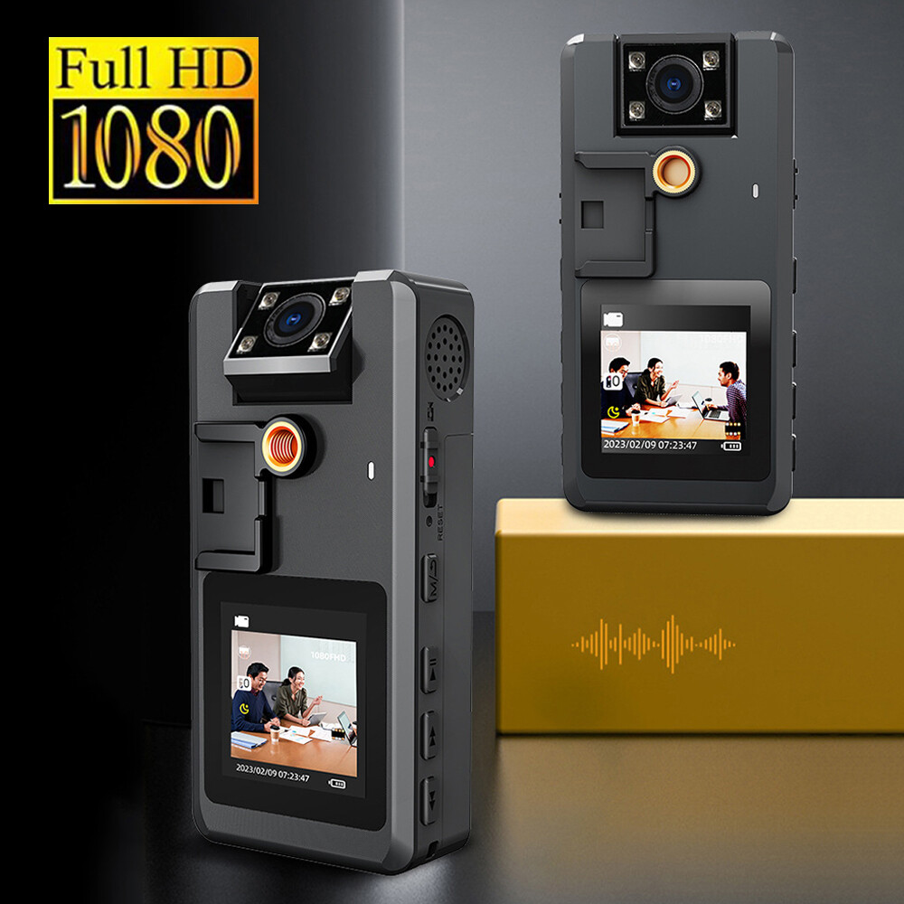 Mini Body Police Camera 1296P Video Recorder DVR IR Night Cam Camcorder Outdoor