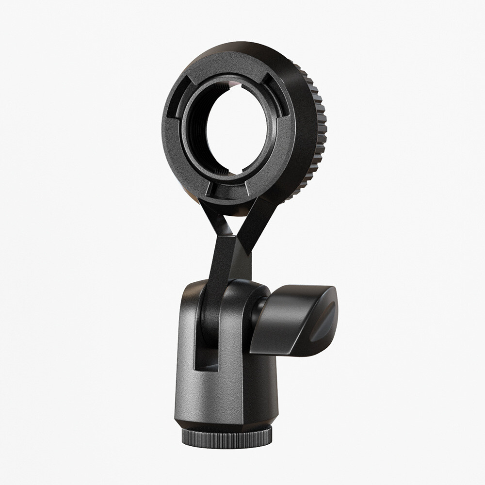 Microphone Shock Mount Mic Anti Vibration Holder Clip Foldable Detachable A 2Pcs