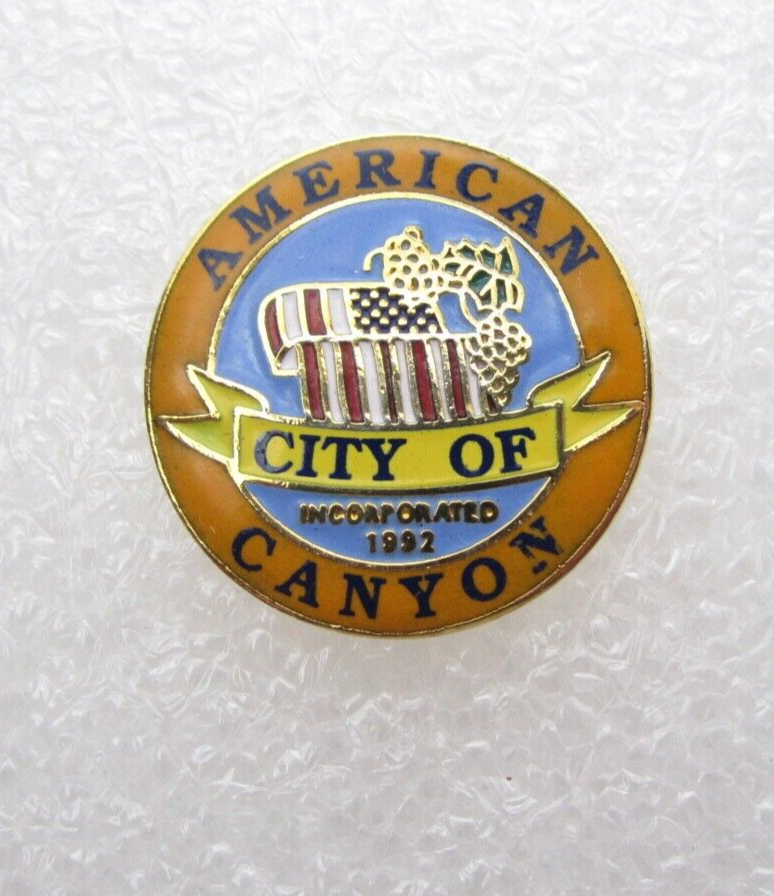 American City of Canyon Incorporated 1992 Lapel Pin (C527)
