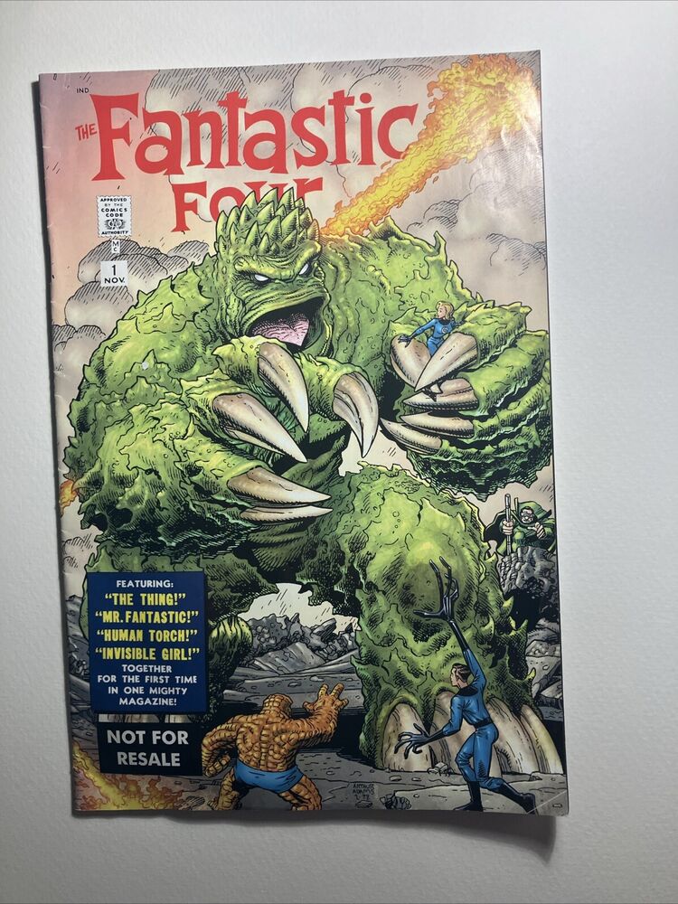 Fantastic 4 1 Marvel Legends Reprint 1b Art Adams