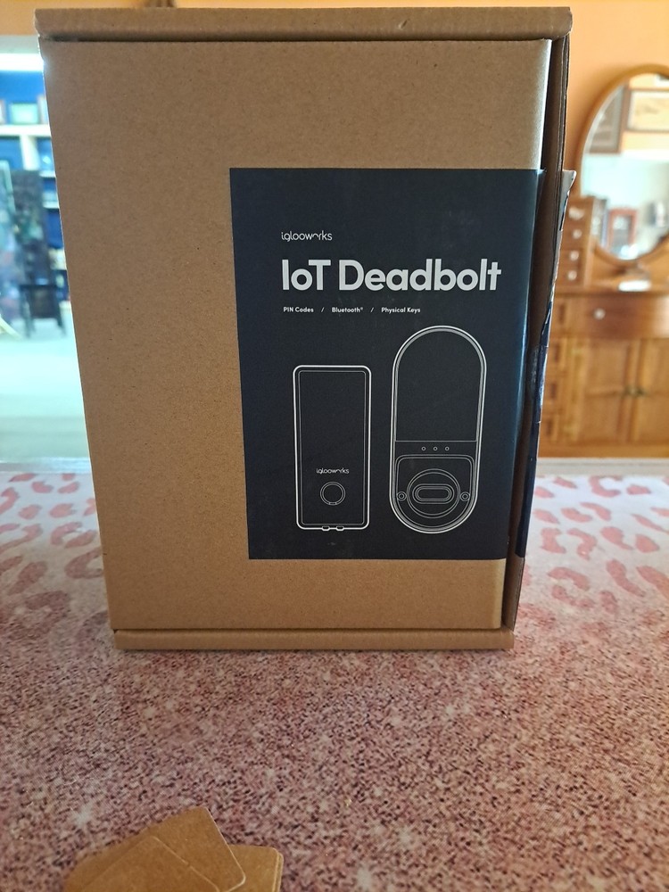 Igloohome Smart Deadbolt Keyless Entry with Bluetooth and Cellular IoT Connectivity-image