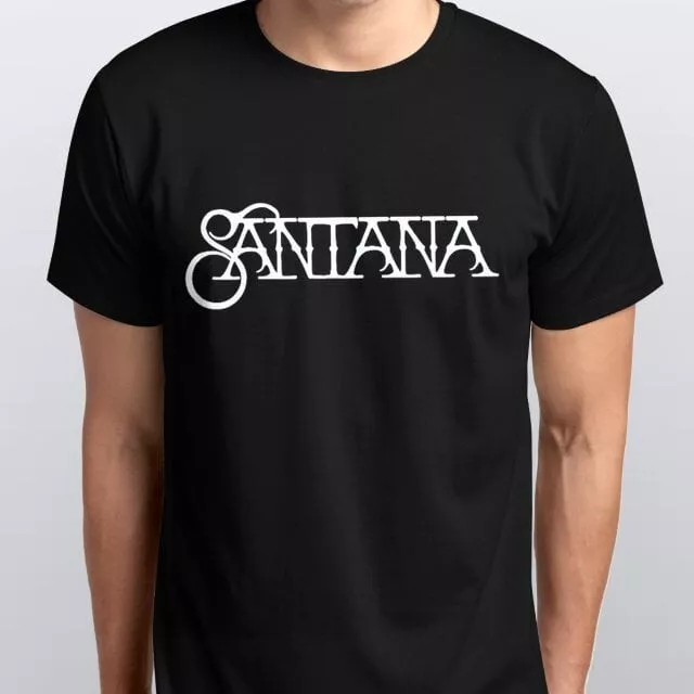 SANTANA T-SHIRT sizes S M L XL XXL colours Black