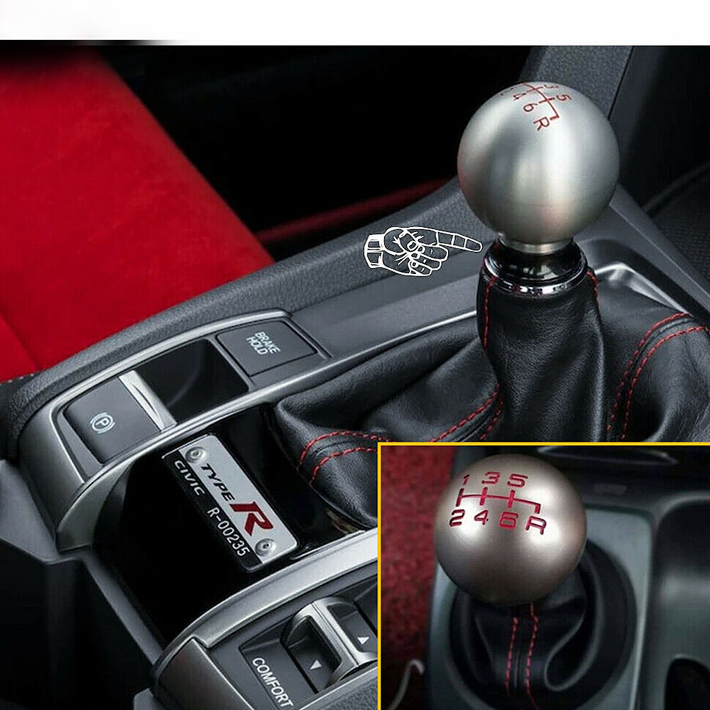 6 Speed Gear Shift Knob Shifter Lever Stick Head for JDM Honda Civic Type-R
