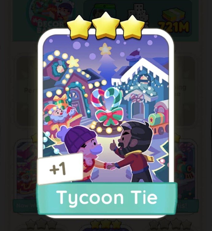 Tycoon Tie - Monopoly Go - Sticker - 3Star⭐️