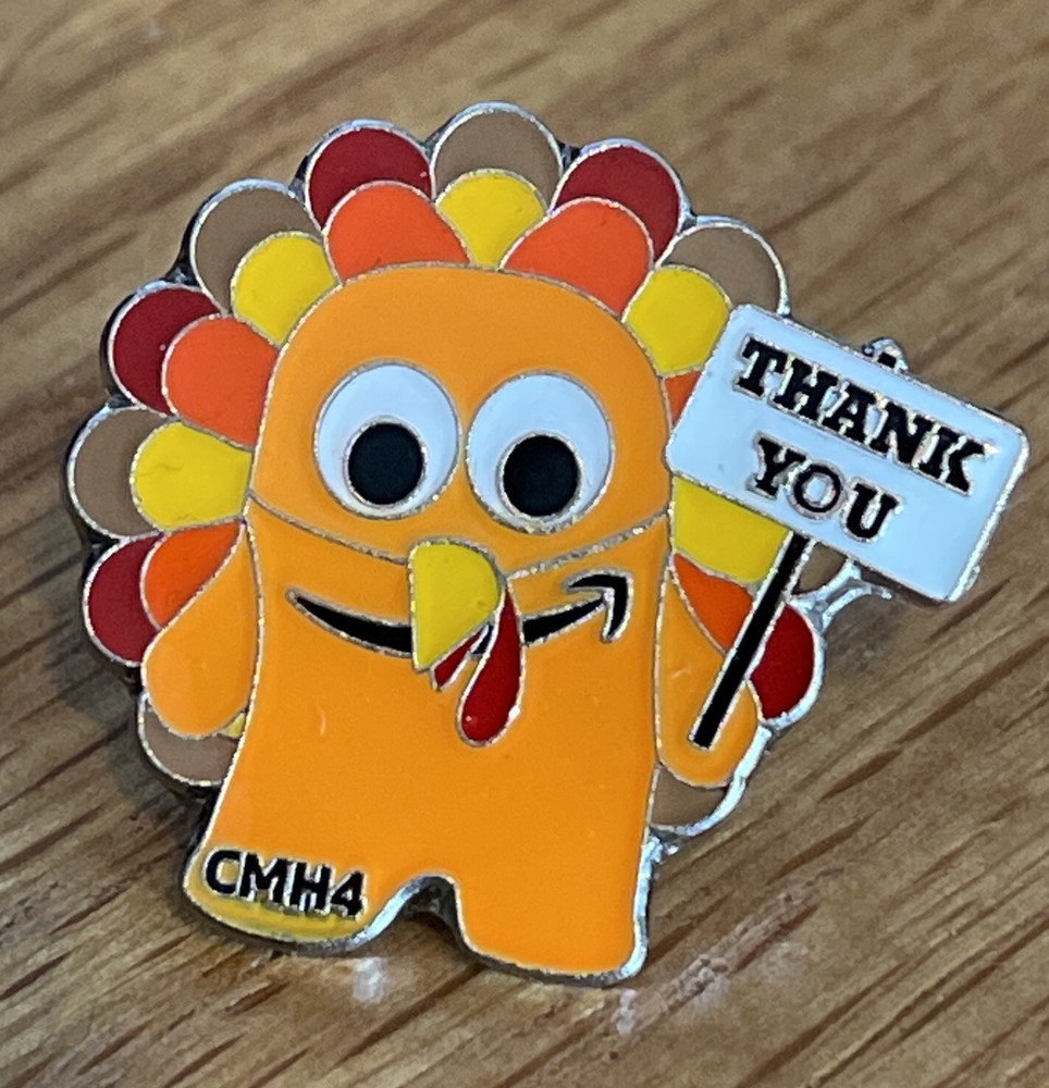 Thanksgiving Turkey Amazon Employee Peccy pin
