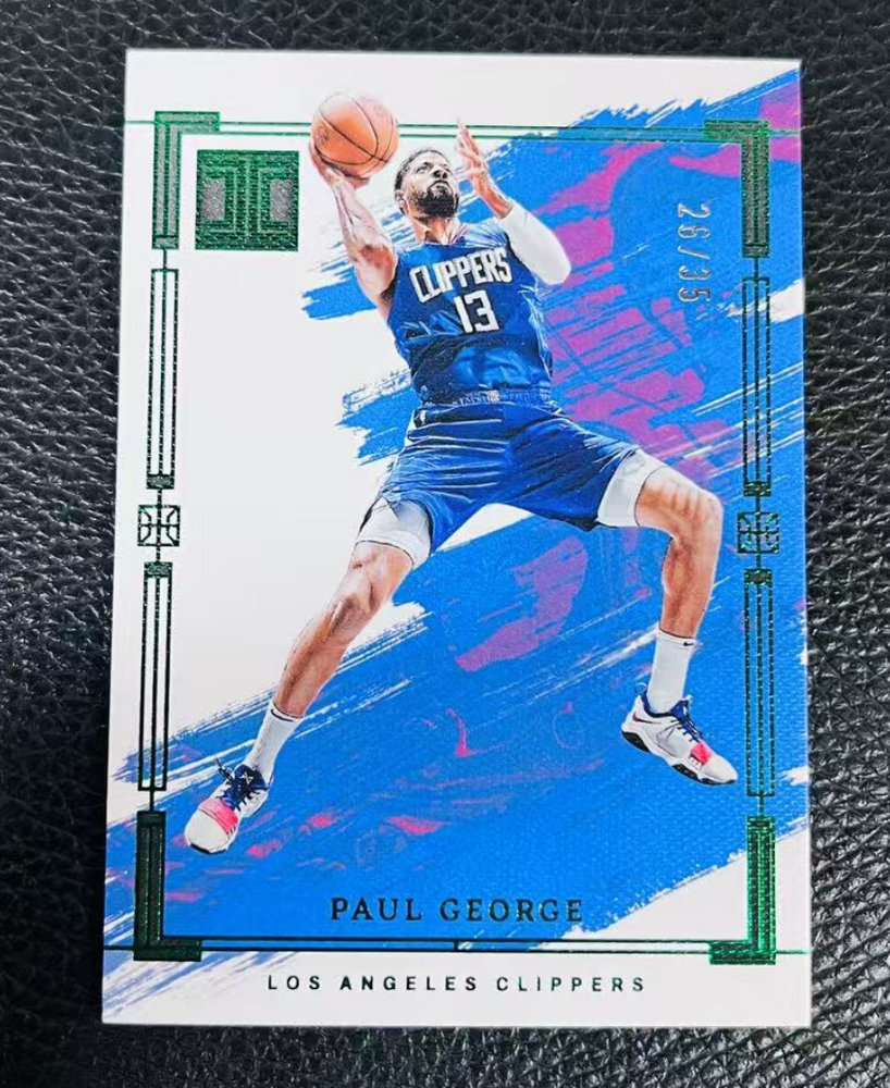 Paul George 2023-24 Impeccable Green Parallel Los Angeles Clippers /35 -gk