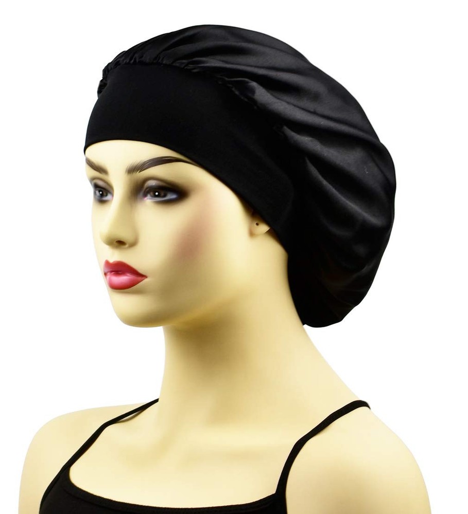Silk Bonnet for Sleeping Curly Hair Satin Bonnet Silk Sleep Caps for Women Ha...