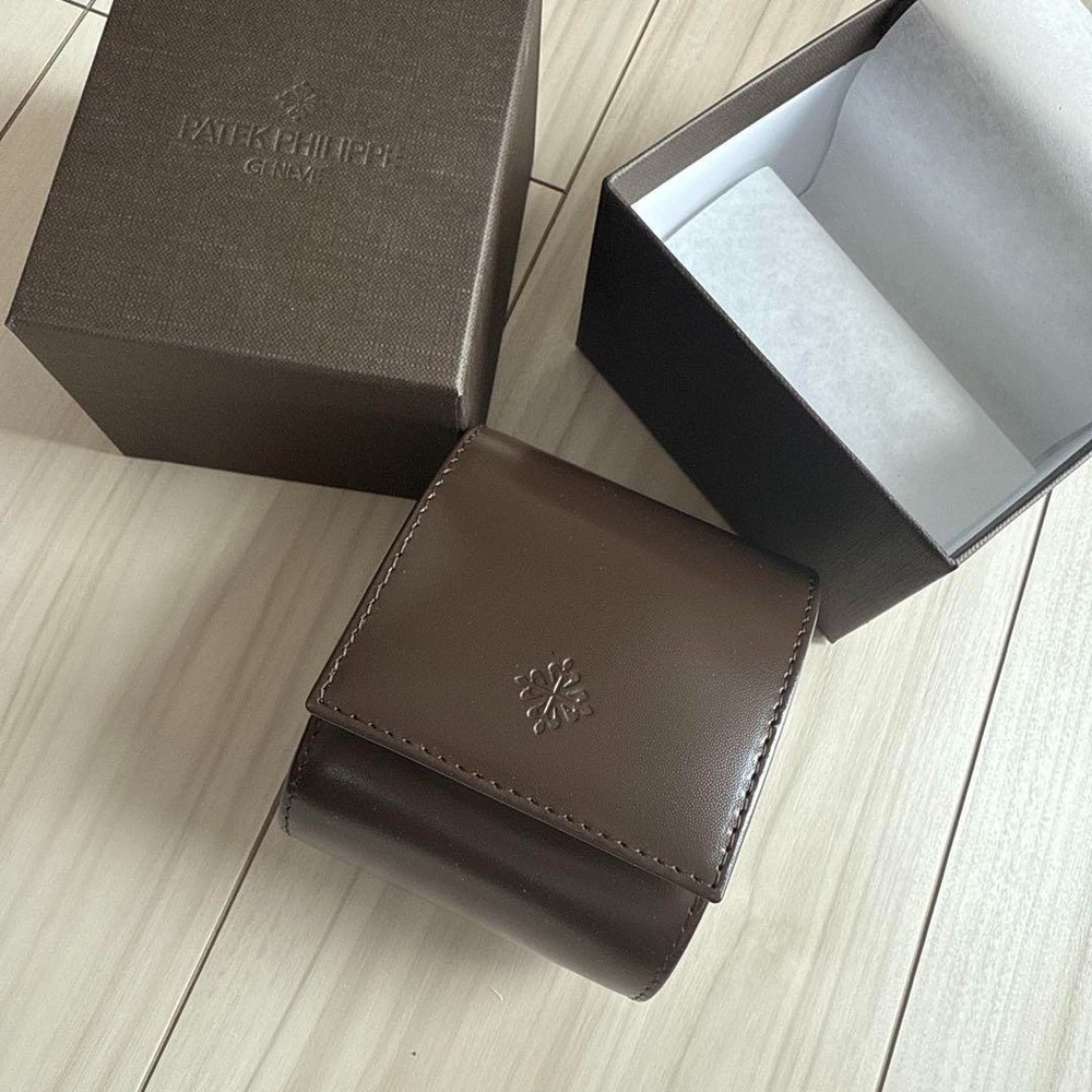 Patek Philippe H997 Genuine Leather Travel Watch Case Pouch New Authentic