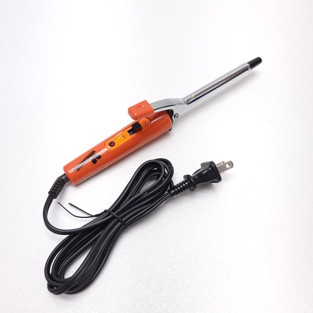 Vintage Orange Windmere Skinni-Mini 3/8 Inch Micro Mini Curling Iron SM-1C/552