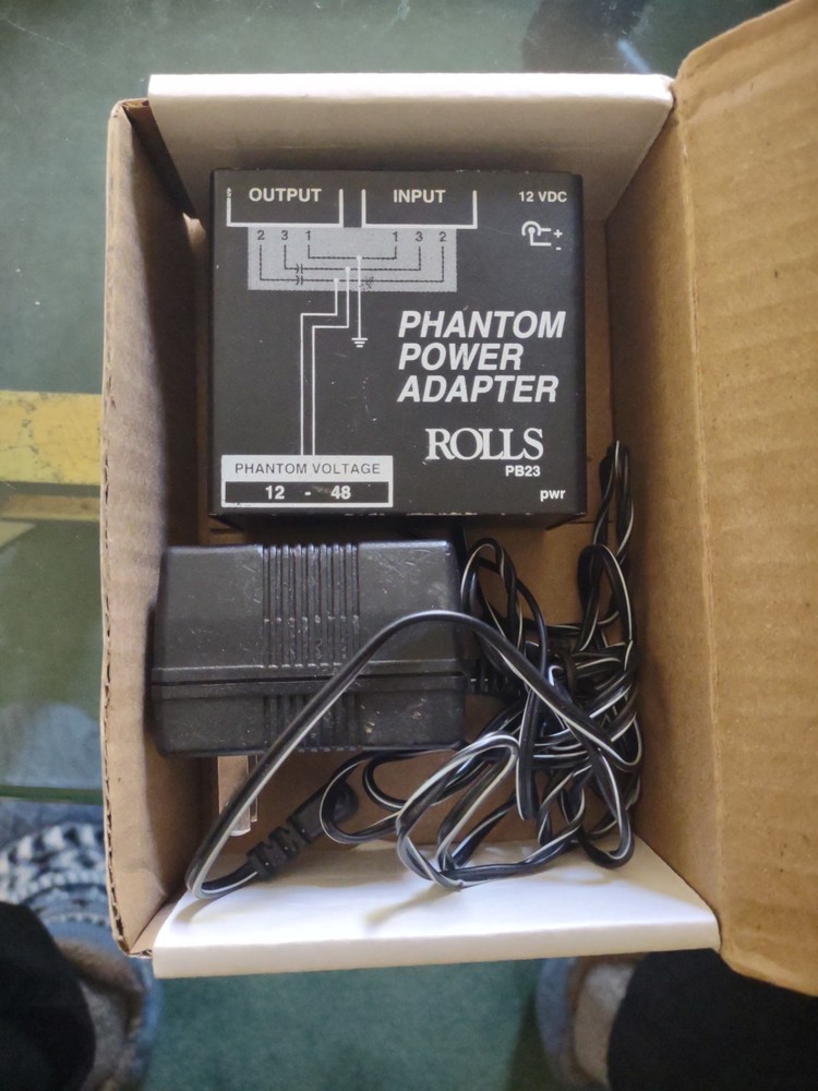 Rolls PB23 Active Direct Box with Phantom Power Support  