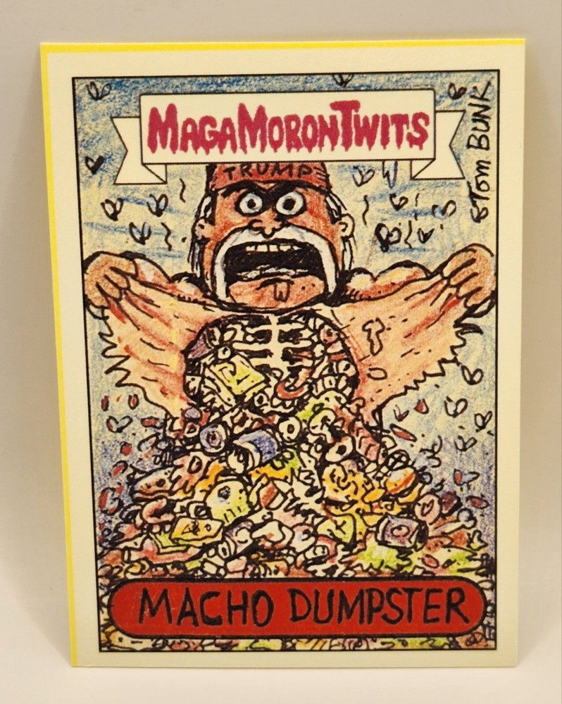 2024 Series 2 MAGA Donald Trump Signed Card by Tom Bunk