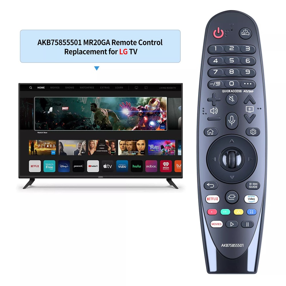 New Replace MR20GA for LG AKB75855501 Voice Magic Remote Control for QLED TV/LCD