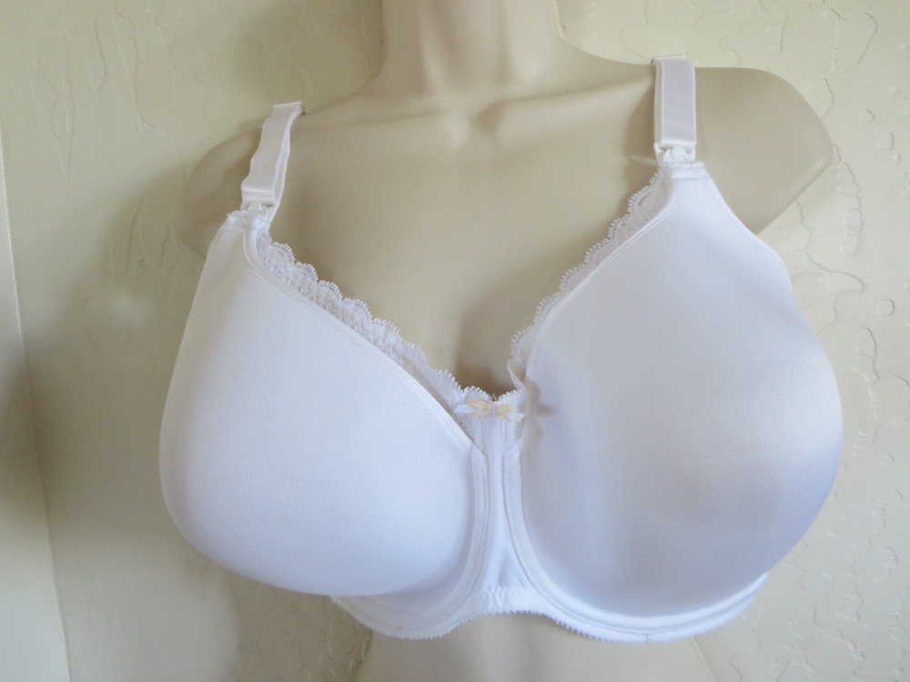 Chantelle Underwire Spacer Nursing Bra 40DDDD NWT White $74