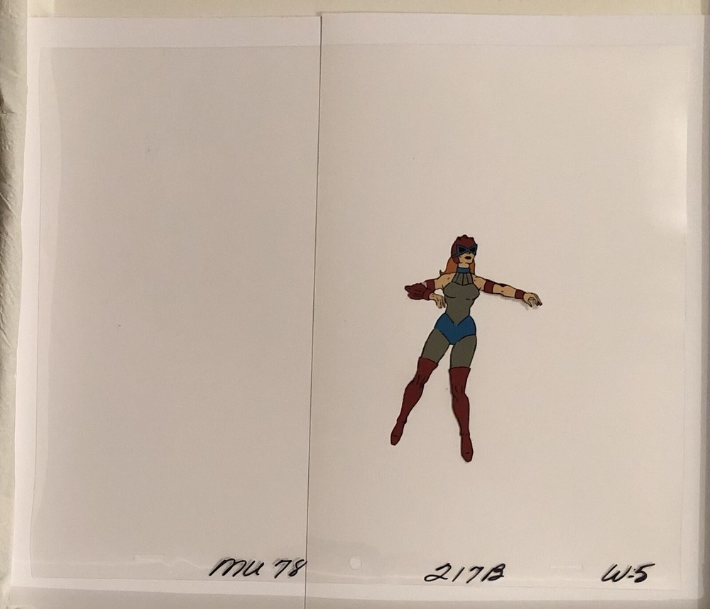 He-Man original vintage Filmation production Cel: Hawk