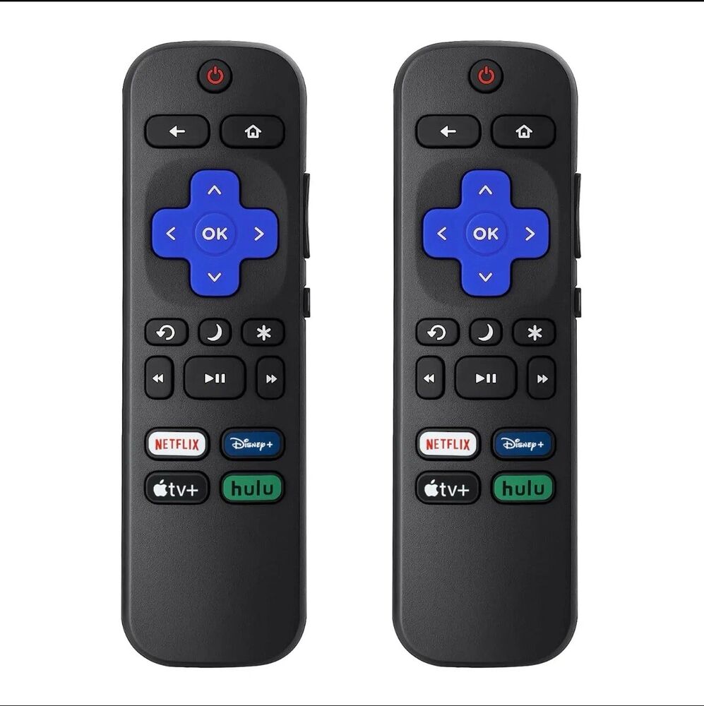 2 pack Remote Control Replacement control only for Roku TV universal compatible
