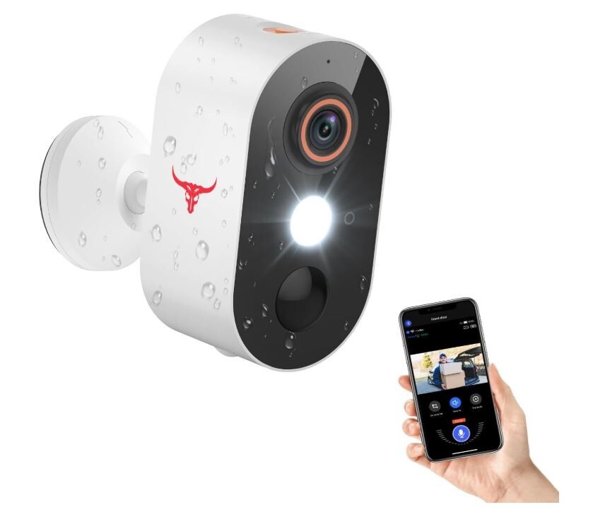 Wireless Security Camera For Home Outdoor Security, Battery Powered 1080P HD NEW