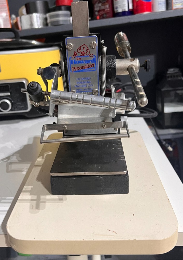 The Howard Personalizer - Tabletop Hot Stamping Machine for Imprinting with Foil
