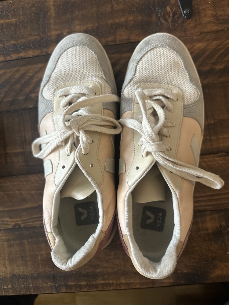 Veja V-10 Eco-Friendly Leather Sneakers for Men and Women