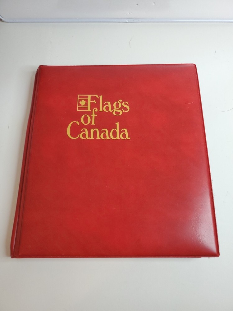 Flags Of Canada Album Book - Stamps & FD Covers 1979 - 12 Covers 1 Sheet Booklet