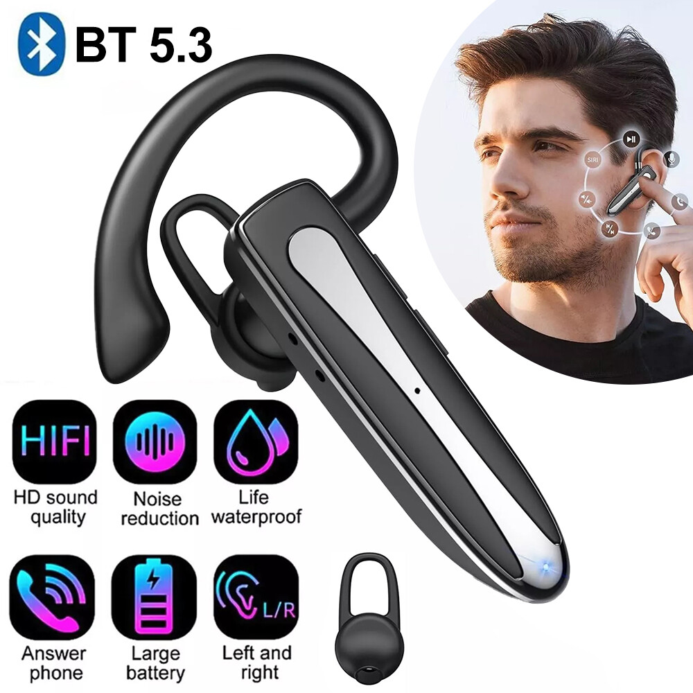 Wireless Bluetooth 5.3 Trucker Earbuds with Noise Cancelling for Driving