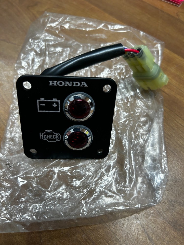 Honda 32340-ZW7-000AH Battery Engine Check Light Panel 2.5x2.5 Inches