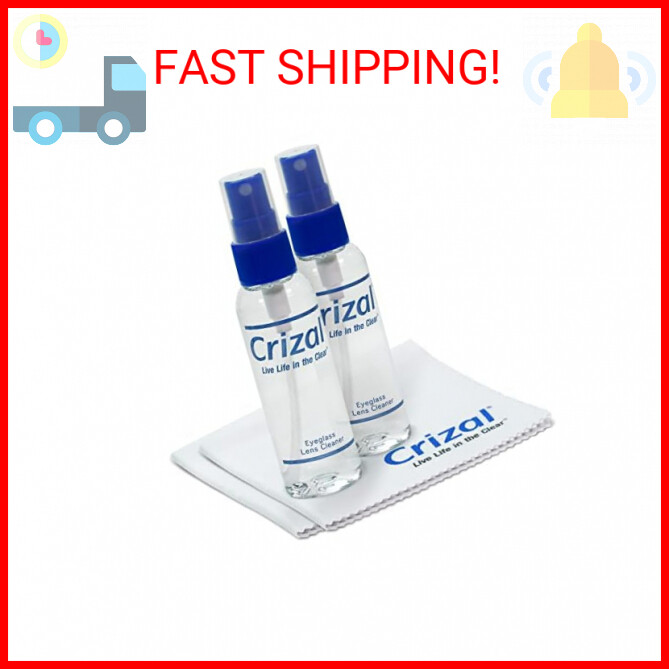 Crizal Eyeglass Lens Cleaner Kit, Doctor Recommended for Anti Reflective Lenses