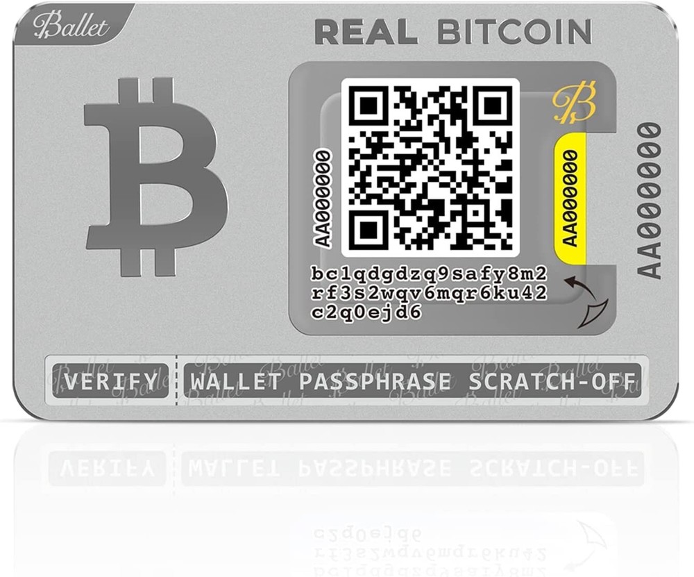 Bitcoin Cold Storage Wallet, Physical Cryptocurrency Wallet (Bitcoin Enabled)-image