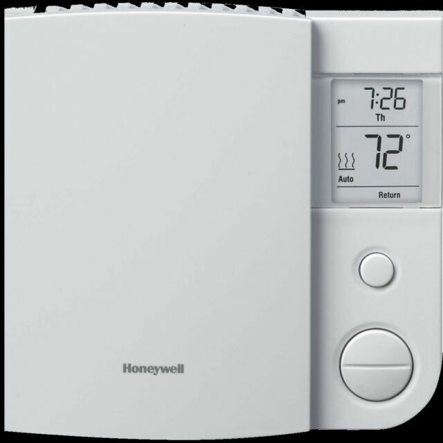 Honeywell RLV4305A1000/E1 Corded 5-2 Day Programmable Thermostat for Baseboard Heaters - White