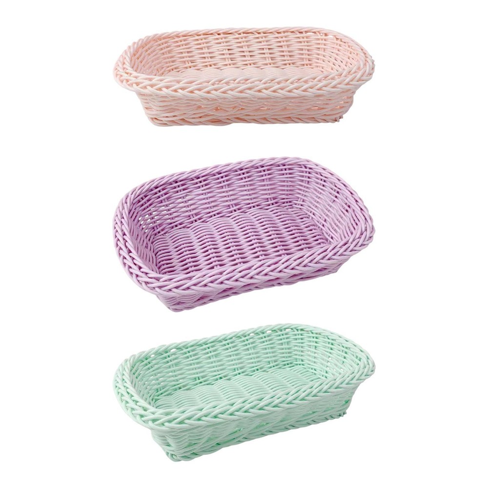 Woven Basket Multifunctional Storage Bin for Office Home Living Room