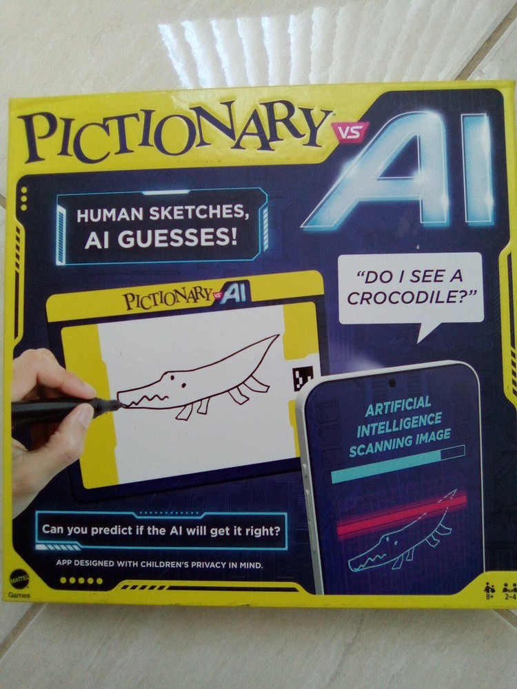 NEW GOOD GIFT-FUN **PICTIONARY vs AI/Mattel Games designed with children.